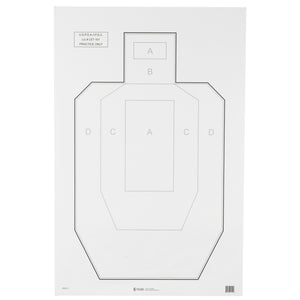 Action Tgt Uspsa Paper 100pk