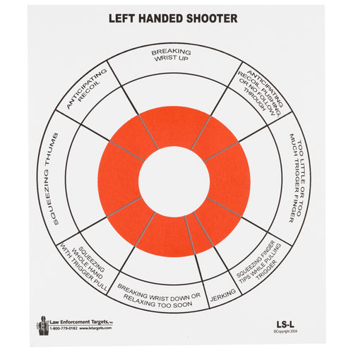 Action Tgt Left Handed 100pk