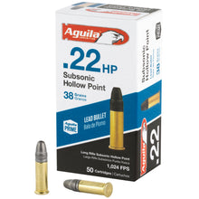 Load image into Gallery viewer, Aguila 22lr Sub Hv 38gr Hp 50-5000