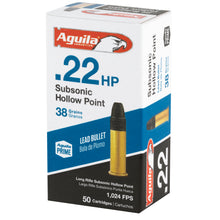 Load image into Gallery viewer, Aguila 22lr Sub Hv 38gr Hp 50-5000