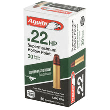 Load image into Gallery viewer, Aguila 22lr Supr Max 30gr Hp 50-5000