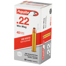 Load image into Gallery viewer, Aguila 22wmr 40gr Sp 50-1000