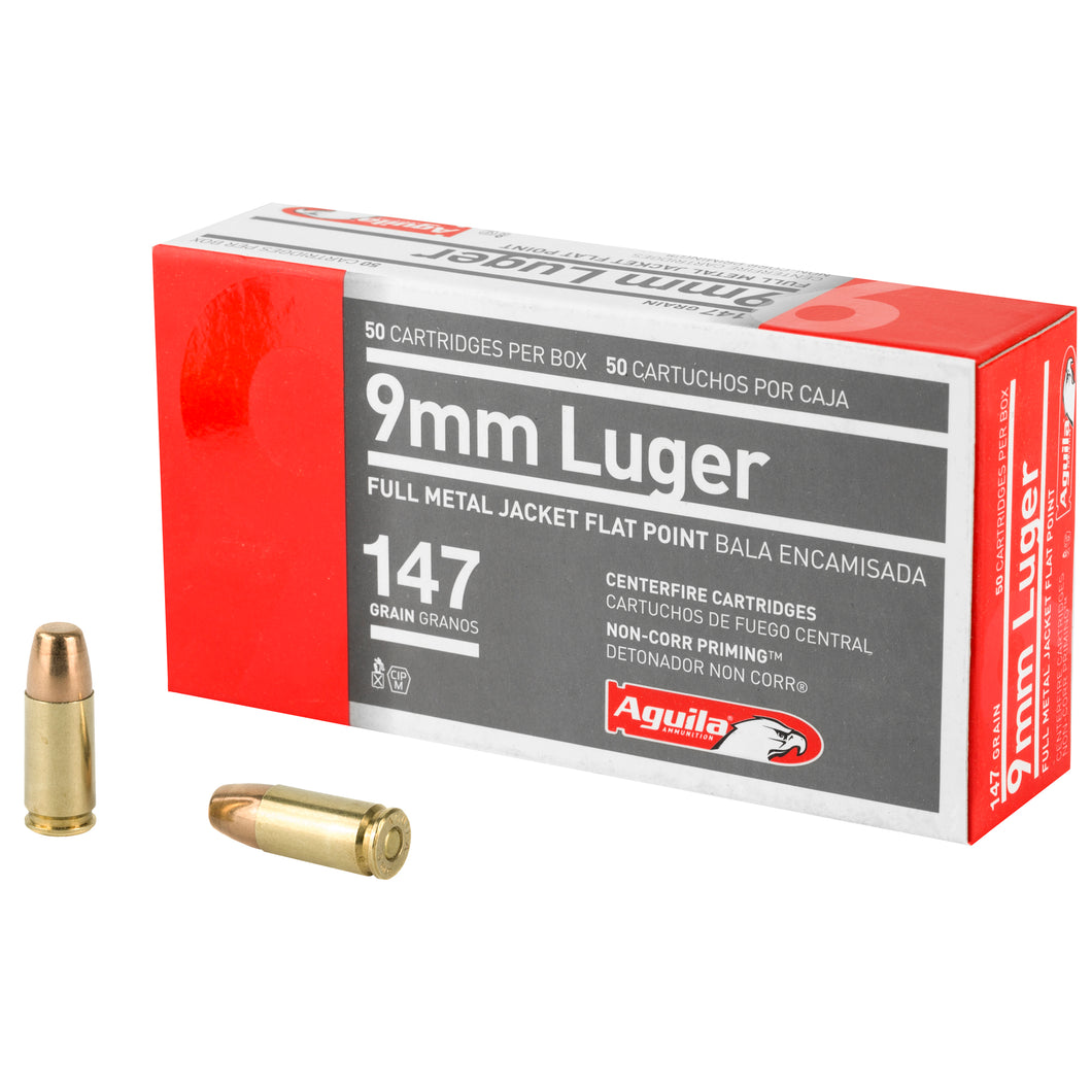Aguila 9mm 147gr Fmj Fp 50-1000