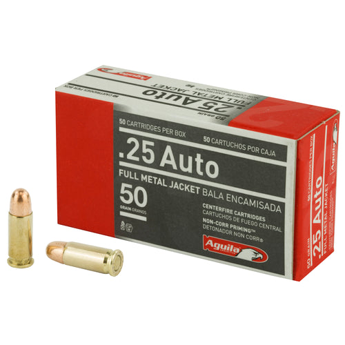 Aguila 25acp 50gr Fmj 50-1000