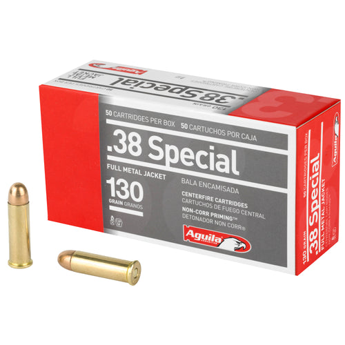 Aguila 38spl 130gr Fmj 50-1000