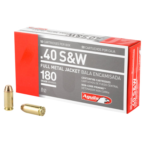 Aguila 40sw 180gr Fmj 50-1000