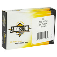 Load image into Gallery viewer, Armscor 223rem 55gr 20/1000