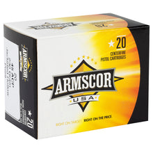 Load image into Gallery viewer, Armscor 45acp 230gr Jhp 20-500