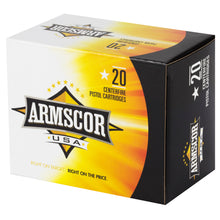 Load image into Gallery viewer, Armscor 9mm 124gr Jhp 20-500
