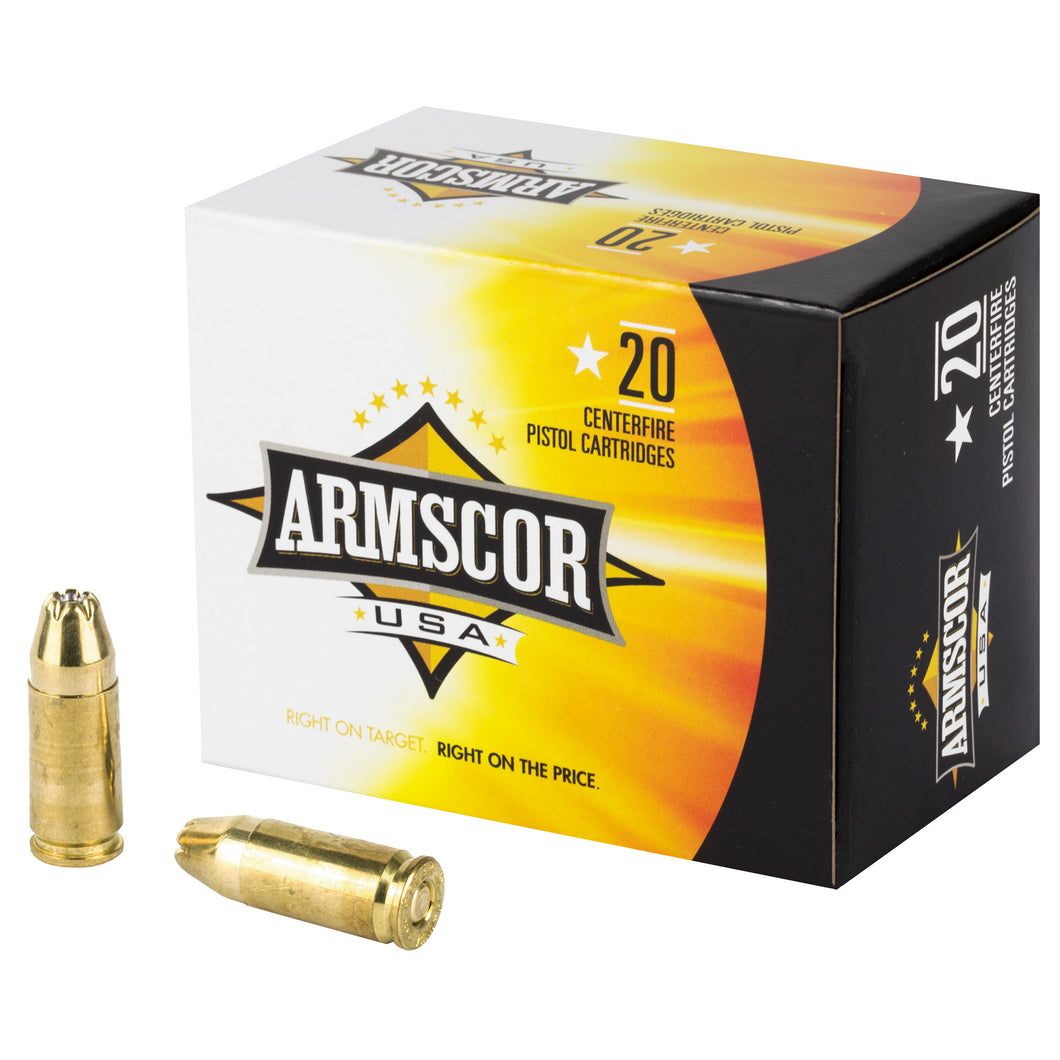 Armscor 9mm 124gr Jhp 20-500