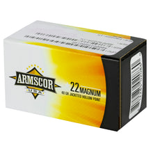 Load image into Gallery viewer, Armscor 22wmr 40gr Jhp 50-5000