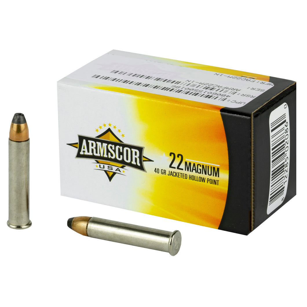 Armscor 22wmr 40gr Jhp 50-5000