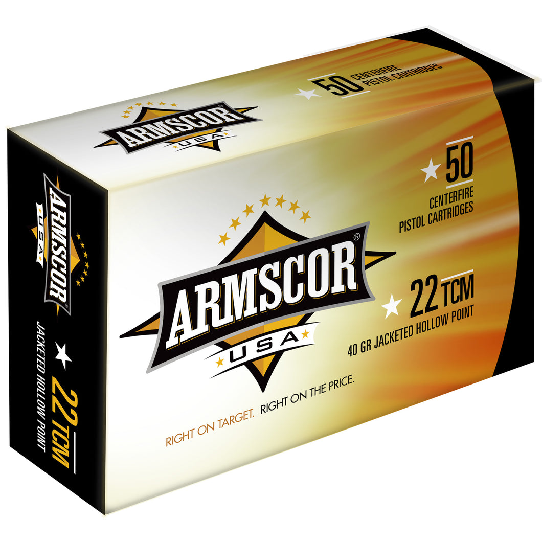 Armscor 22tcm 40gr Jhp 50-1000