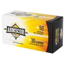 Load image into Gallery viewer, Armscor 30carb 110gr Fmj 50-1000