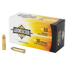 Load image into Gallery viewer, Armscor 38spl 158gr Fmj 50-1000