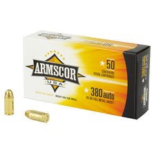 Load image into Gallery viewer, Armscor 380acp 95gr Fmj 50-1000