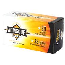 Load image into Gallery viewer, Armscor 38super 125gr Fmj 50-1000