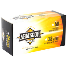 Load image into Gallery viewer, Armscor 38super 125gr Fmj 50-1000