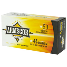 Load image into Gallery viewer, Armscor 44mag 240gr Swc 50-400