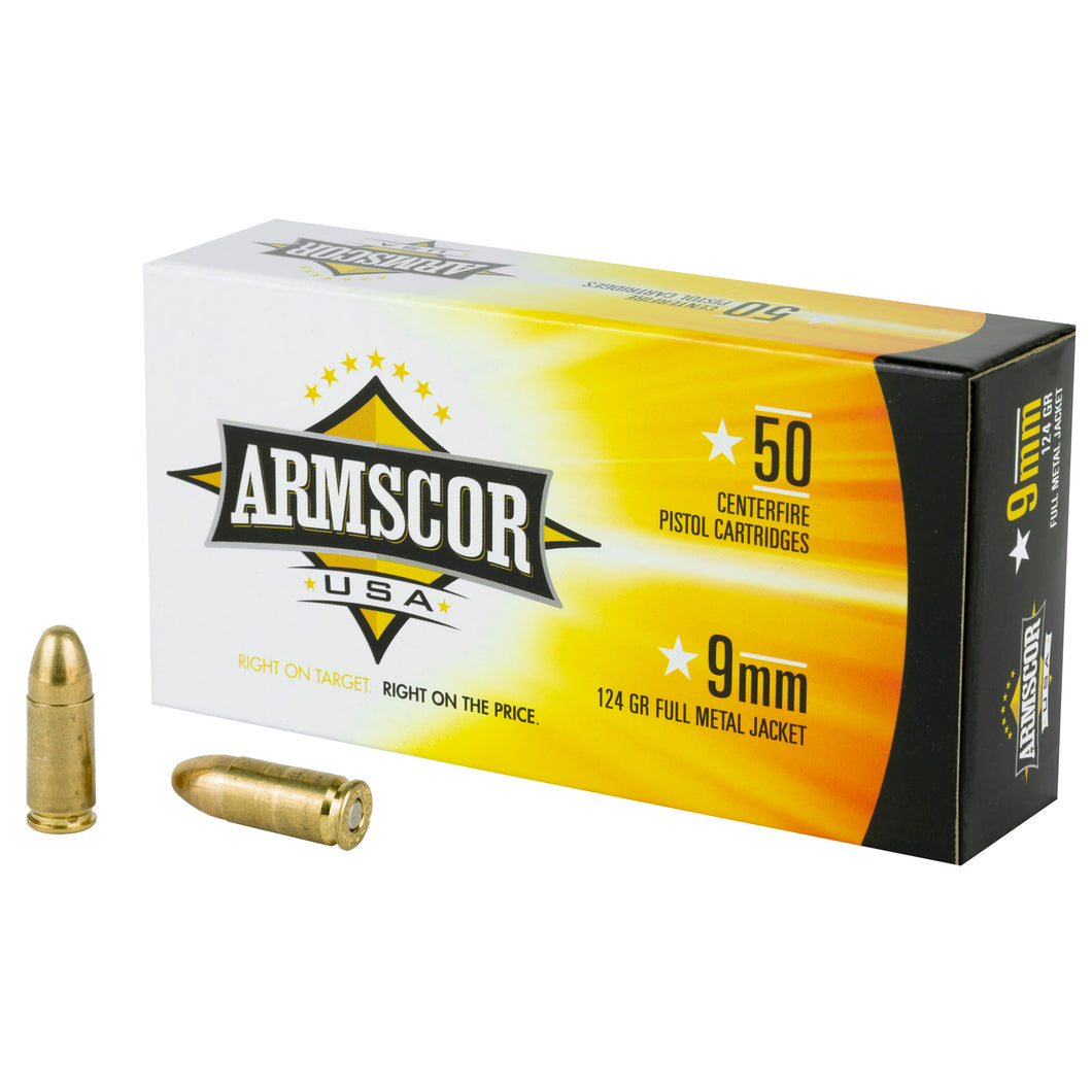 Armscor 9mm Fmj 50/1000