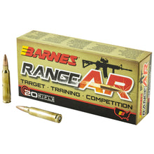 Load image into Gallery viewer, Barnes Range Ar 556nato 52gr 20-200