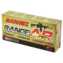 Load image into Gallery viewer, Barnes Range Ar 556nato 52gr 20-200