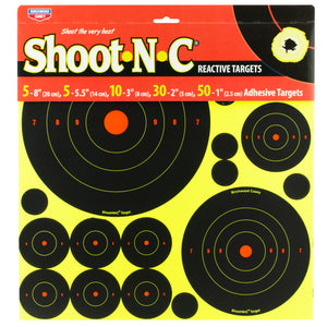 B-c Sht-n-c Rnd Bullseye Tgt Assort