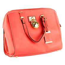 Load image into Gallery viewer, Bulldog Satchel Style Purse Coral