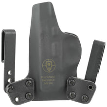 Load image into Gallery viewer, Blk Pnt Mini Wing S&amp;w Shield Rh Blk