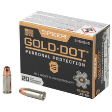 Load image into Gallery viewer, Spr Gold Dot 25acp 35gr Hp 20-200