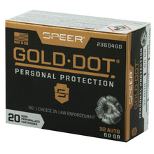 Load image into Gallery viewer, Spr Gold Dot 32acp 60gr Hp 20-200