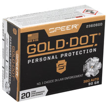 Load image into Gallery viewer, Spr Gold Dot 380acp 90gr Hp 20-200