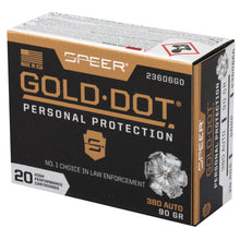 Load image into Gallery viewer, Spr Gold Dot 380acp 90gr Hp 20-200
