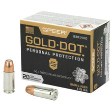 Load image into Gallery viewer, Spr Gold Dot 9mm Hp 20/200