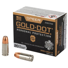Load image into Gallery viewer, Spr Gold Dot 9mm+p 124gr Hp 20-200