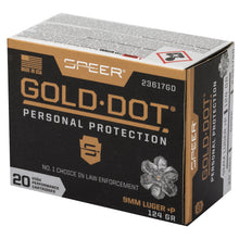 Load image into Gallery viewer, Spr Gold Dot 9mm+p 124gr Hp 20-200
