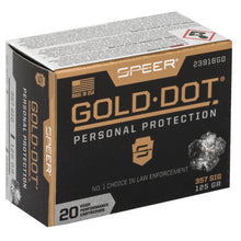 Load image into Gallery viewer, Spr Gold Dot 357sig 125gr Hp 20-200