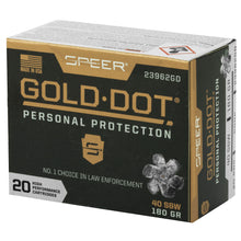 Load image into Gallery viewer, Spr Gold Dot 40sw 180gr Hp 20-200