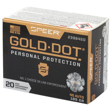 Load image into Gallery viewer, Spr Gold Dot 45acp 185gr Hp 20-200