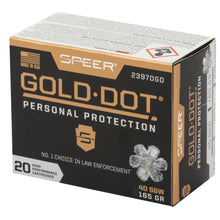Load image into Gallery viewer, Spr Gold Dot 40sw 165gr Hp 20-200