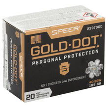Load image into Gallery viewer, Spr Gold Dot 40sw 165gr Hp 20-200