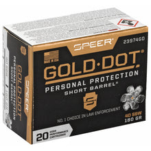 Load image into Gallery viewer, Spr Gold Dot 40sw 180gr Hp Sb 20-200