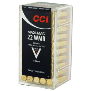 Cci Maxi-mag 22wmr Tmj 50-2000