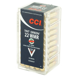 Cci 22wmr 30gr Hp Tnt Green 50-2000