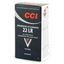 Load image into Gallery viewer, Cci 22lr 40gr Shp Sub-sonic 50-5000
