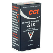 Load image into Gallery viewer, Cci 22lr 40gr Shp Sub-sonic 50-5000