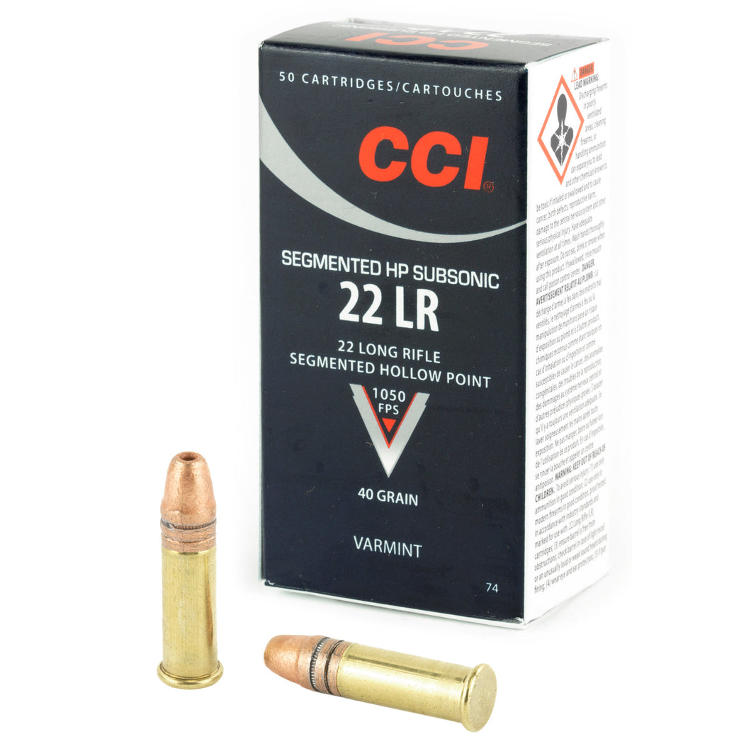 Cci 22lr 40gr Shp Sub-sonic 50-5000