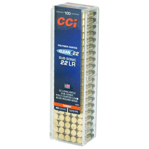 Cci 22lr Sub 40gr Lrn Blue 100-5000