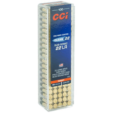 Load image into Gallery viewer, Cci 22lr Sub 40gr Lrn Blue 100-5000