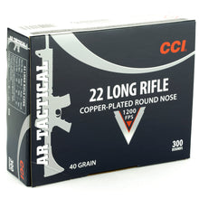 Load image into Gallery viewer, Cci 22lr Tactical 40gr Cprn 300-3000